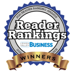 Scherline and Associates wine best Personal Injury Firm in the Lehigh Valley in 2020 by Reader Ranking Lehigh Valley Business Awards